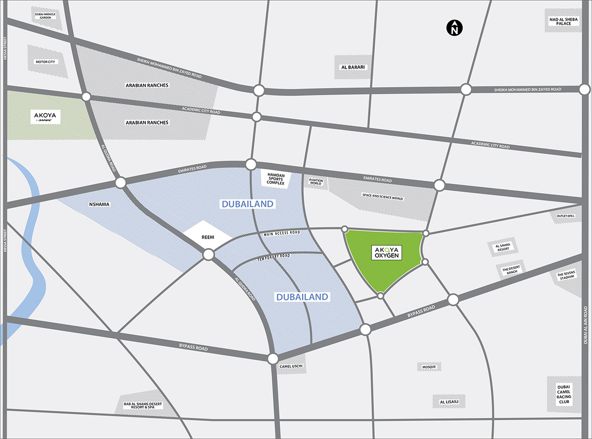 Biela Villas Location Map