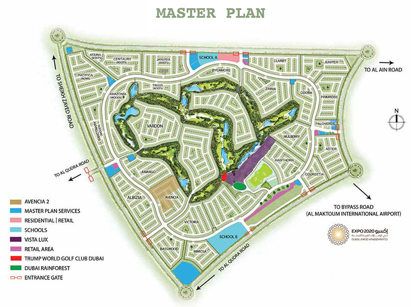 Biela Villas Master Map